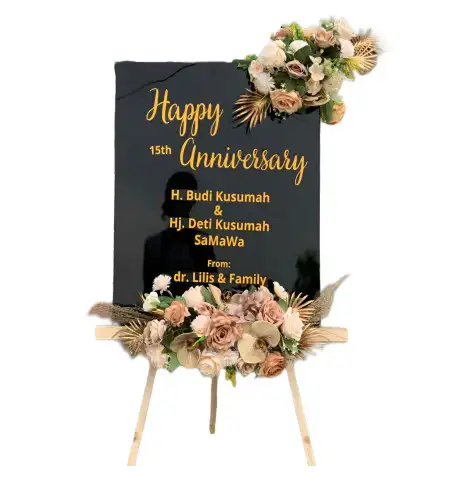 Papan Bunga Akrilik Syamsudin Noor